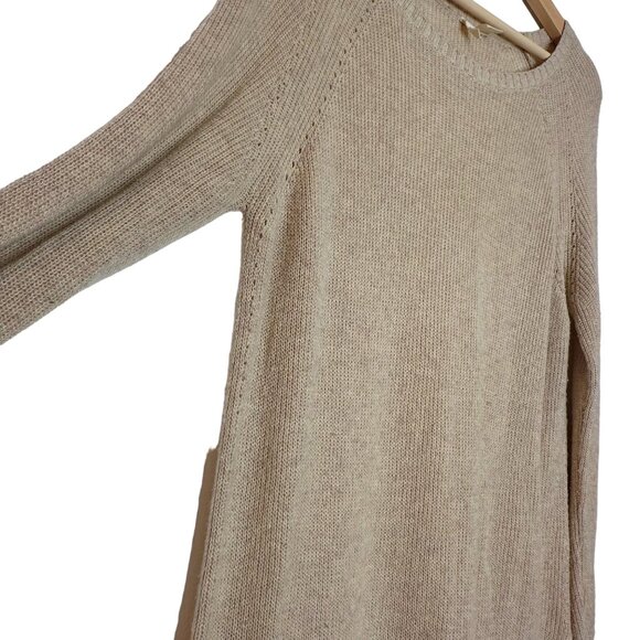 Anthropologie Cream Crew Neck Sweater - Picture 14 of 16